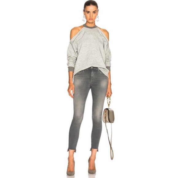 AG Adriano Goldschmied Farrah Ankle High Rise Jeans Size 27 (10 Y Grey Shadow ) - Picture 2 of 9